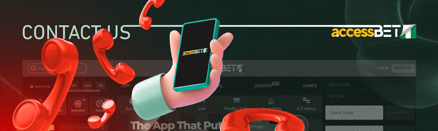 The AccessBet support team can help with questions